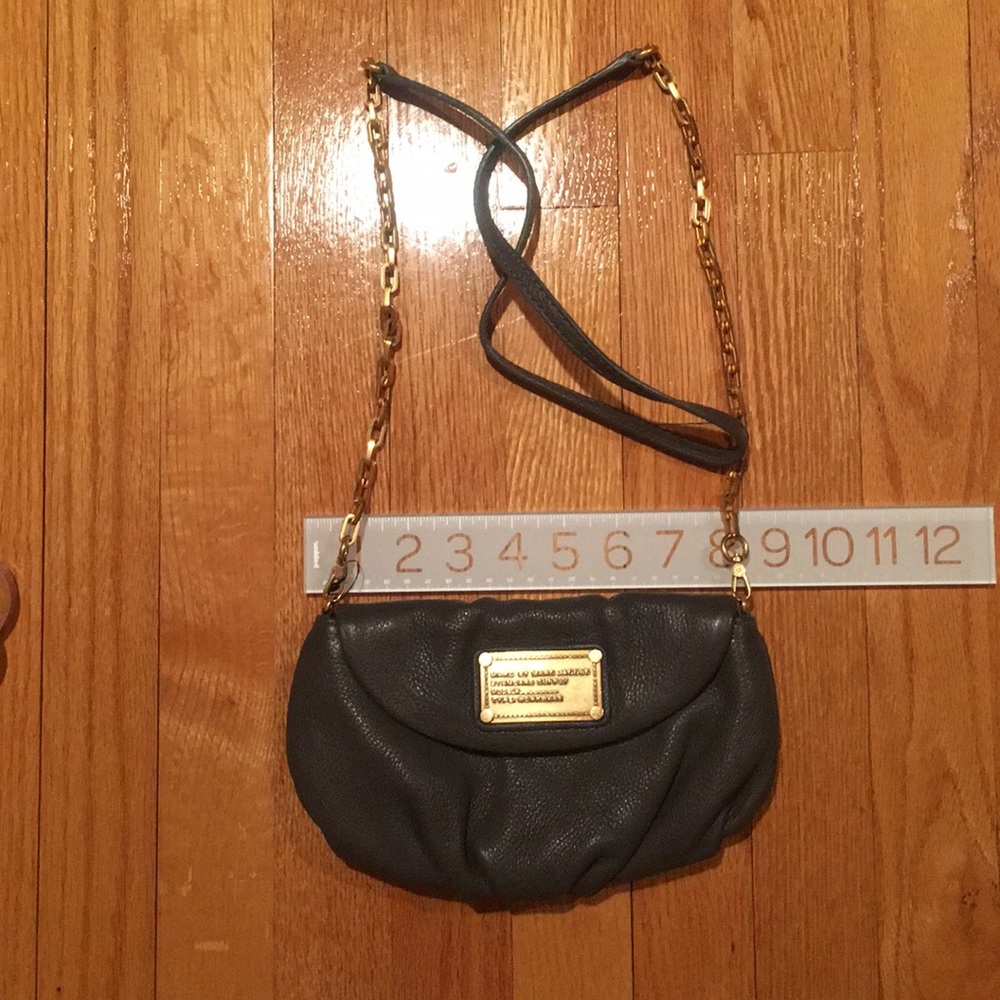 Marc by Marc jacobs gray gold chain crossbody bag